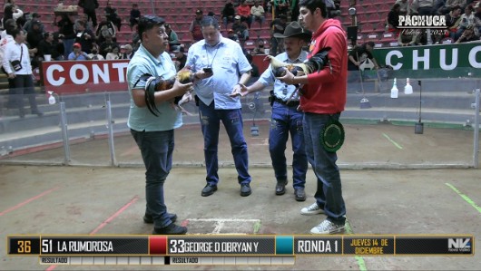 Ronda 3, Jueves 14, peleas 96 a 107