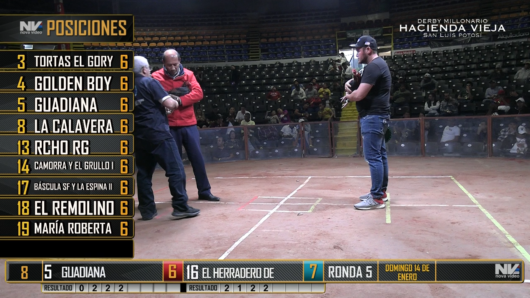 14 de enero: Rondas 5 y 6, peleas 1 a 19